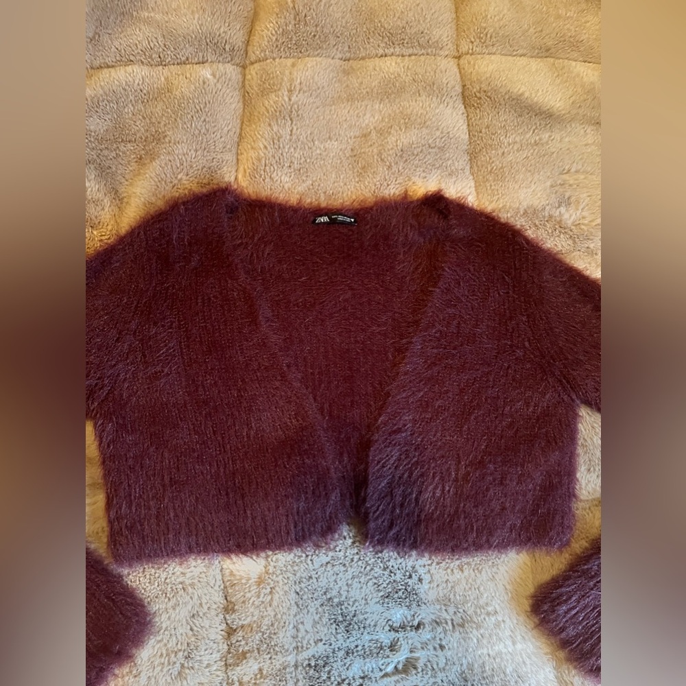 Zara Shrug/crop cardigan size large